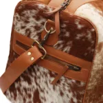 walter Flux Black & Tan Cowhide Duffle Bag |Ventinots
