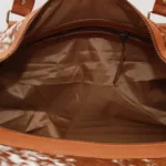 walter Flux Black & Tan Cowhide Duffle Bag |Ventinots