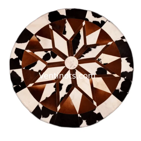 Cowhide Patchwork Rug