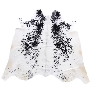Cowhide Rugs Speckled Black & White