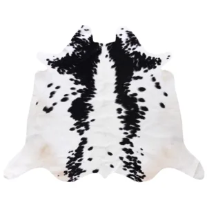 Cowhide Rugs Premium Speckled Black & White
