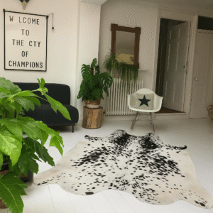 Western style cowhide rugs