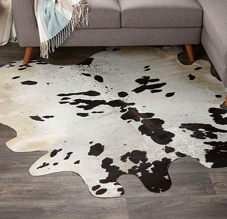 cow skin rug