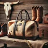 duffle bag cowhide