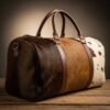 handmade cowhide duffle bags