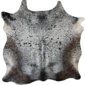 Smoky Drift Gray Cowhide Rug
