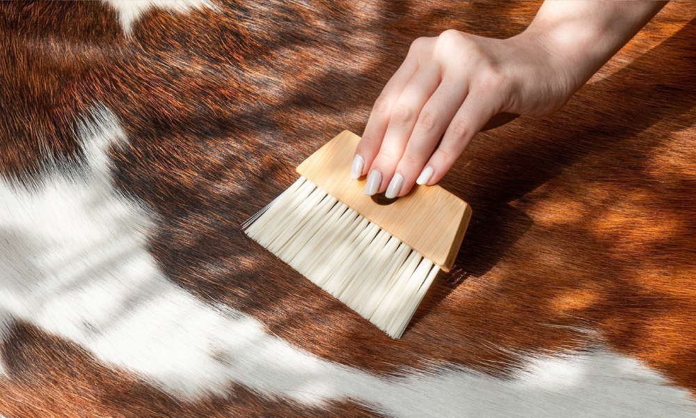 How to clean Cowhide rug
