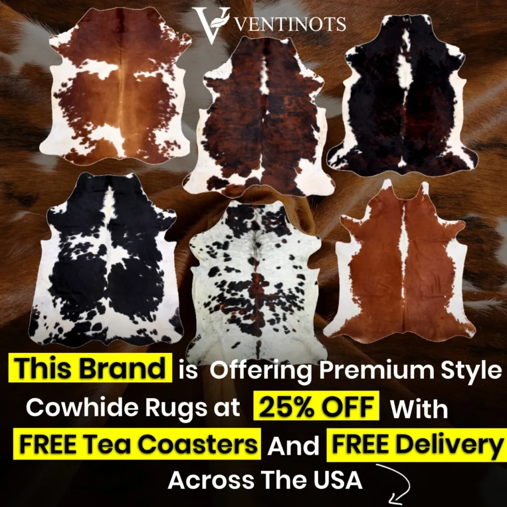 Geniune cowhide rugs
