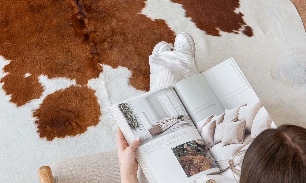 How to clean Cowhide rug