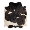 Obsidian Split cowhide rug