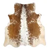 Sahara Sol Genuine Cowhide Rug Brown & White