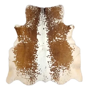 Sahara Sol Genuine Cowhide Rug Brown & White