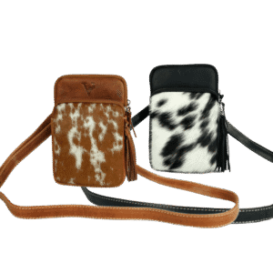 cowhide crossbody bag