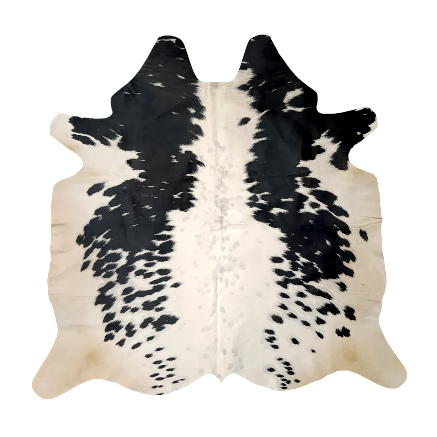 Ash Snow Black & White Cowhide Rug (2) Ash Snow Black & White Cowhide Rug