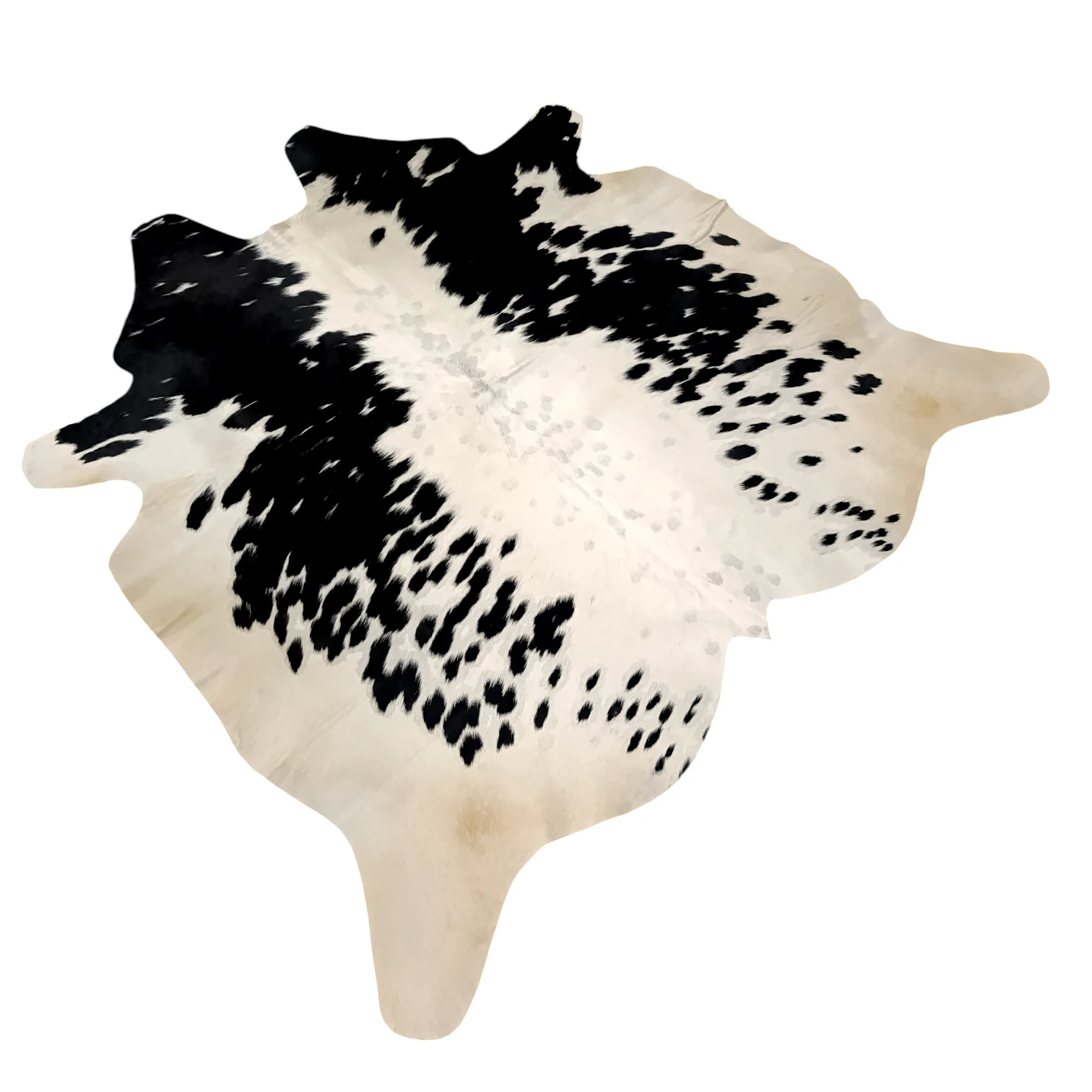 Ash Snow Black & White Cowhide Rug (3) Ash Snow Black & White Cowhide Rug