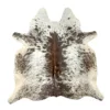Cocoa Dust Beige and White Cowhide Rug (1)