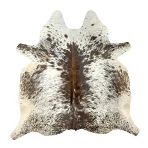 Cocoa Dust Beige and White Cowhide Rug (1)