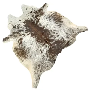 Cocoa Dust Beige and White Cowhide Rug (1)