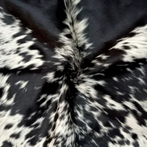 Dark Galaxy Black Speckled Cowhide Rug (1)