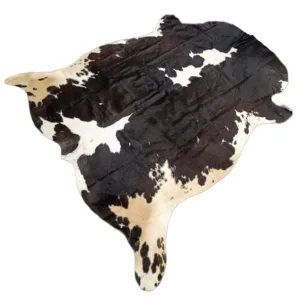 Moona chrco Genuine Natural Cowhide Rug Black & White