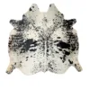Sierra Classic Genuine Natural Cowhide Rug Black Speckled