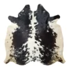 Premium Brazilian Cowhide Rug Tricolor - SIZE 4'-7" x 4'-8"