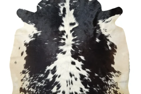 Premium Brazilian Cowhide Rug Tricolor - SIZE 4'-7" x 4'-8"