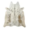 Premium Grey salt and pepper, Grey Brazilian Cowhide Rug – 4'-10" x 5'-3"