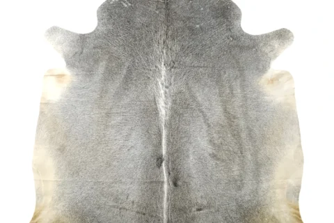 Grey Cowhide Rug – 5'-3" x 5'-3"