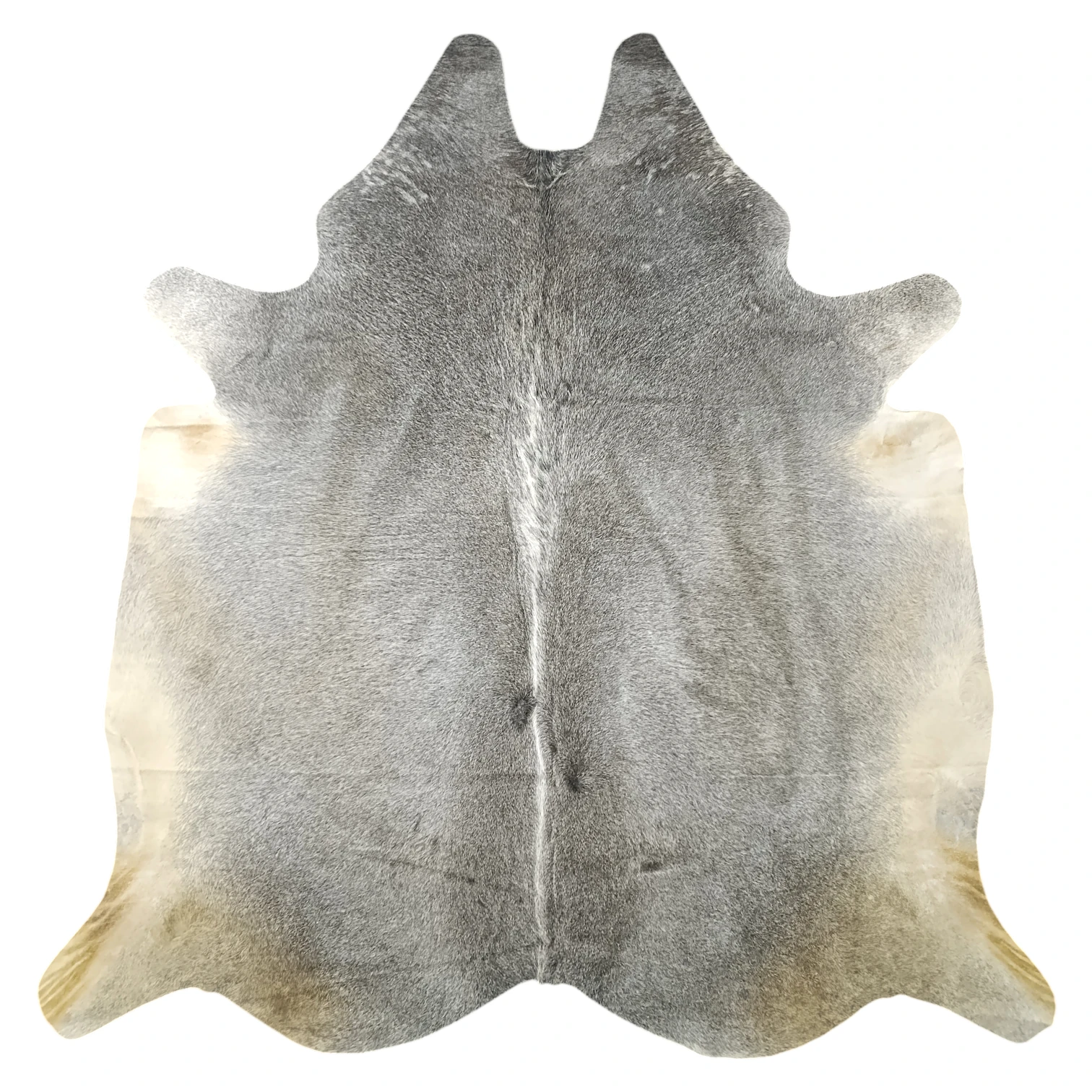 Grey Cowhide Rug – 5'-3" x 5'-3"