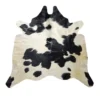 Premium Brazilian Cowhide Rug Black and White