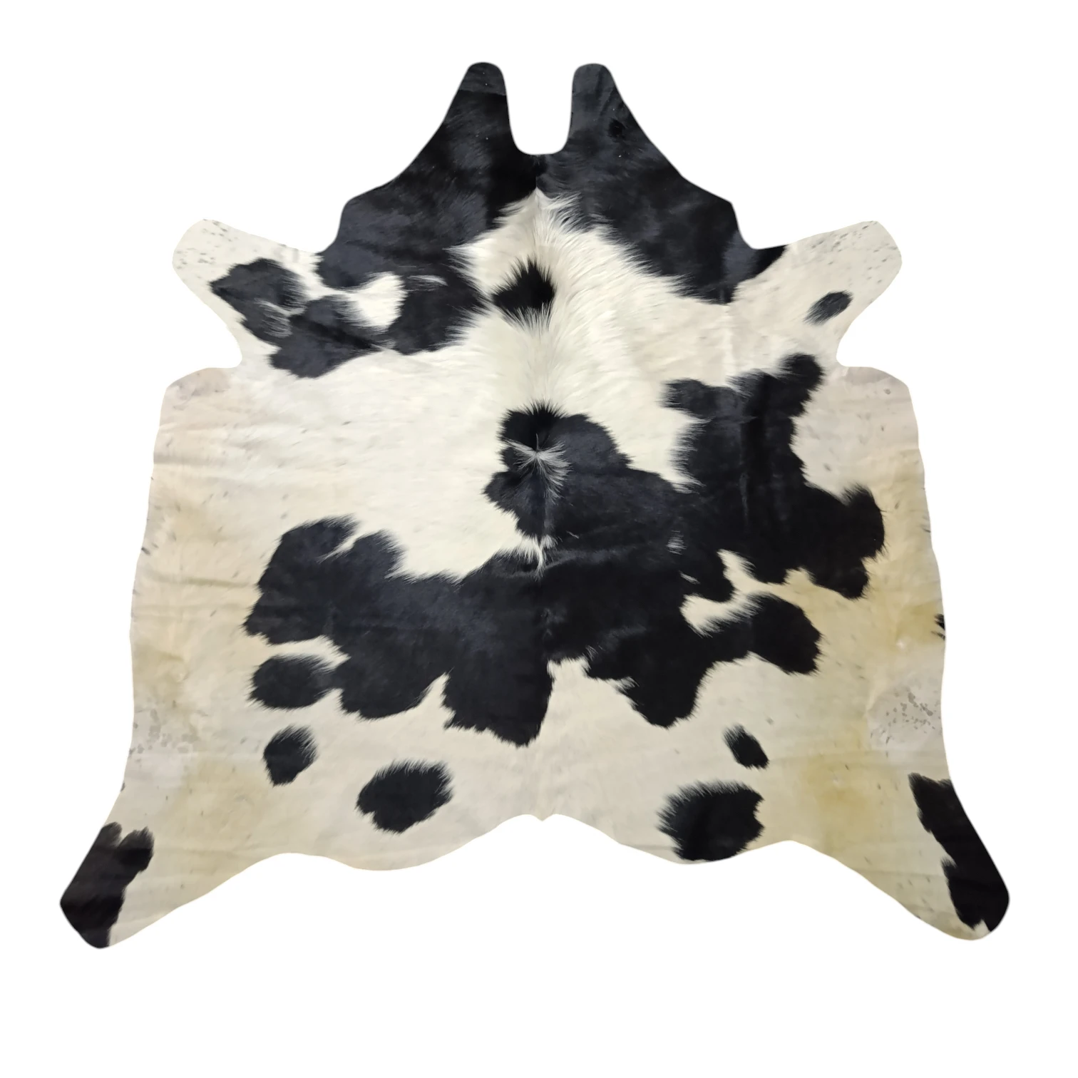 Premium Brazilian Cowhide Rug Black and White