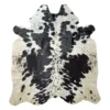 Premium Brazilian Cowhide Rug Salt and pepper - SIZE 4'-9" x 5'-2"