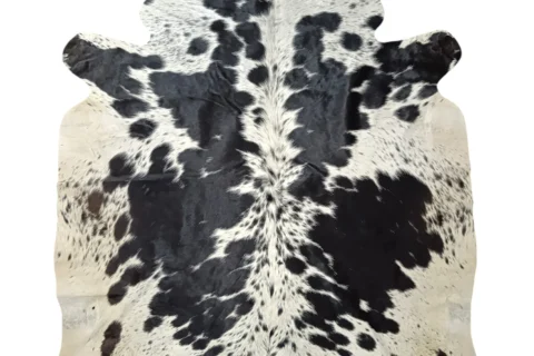 Premium Brazilian Cowhide Rug Salt and pepper - SIZE 4'-9" x 5'-2"