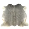 Premium Grey Cowhide Rug – 4'-3" x 3'-6"