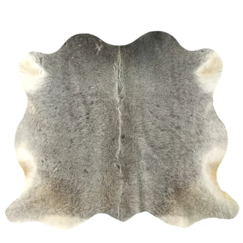 Premium Grey Cowhide Rug – 4'-3" x 3'-6"