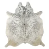 Grey salt and pepper Cowhide Rug – 5'-3" x 5'-7"