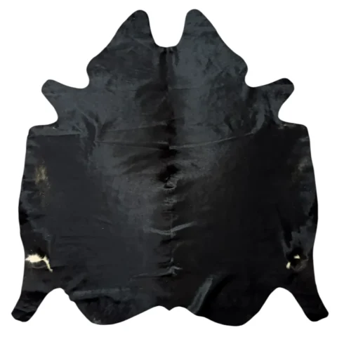 Black and White Cowhide Rug – 5'-9" x 5'-9"