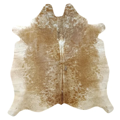 Brown salt and pepper Cowhide Rug – 4'-9" x 5'-0"