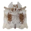 Brown salt and pepper Cowhide Rug – 4'-9" x 5'-6"