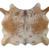 Brown salt and pepper Cowhide Rug – 5'-7" x 4'-9"