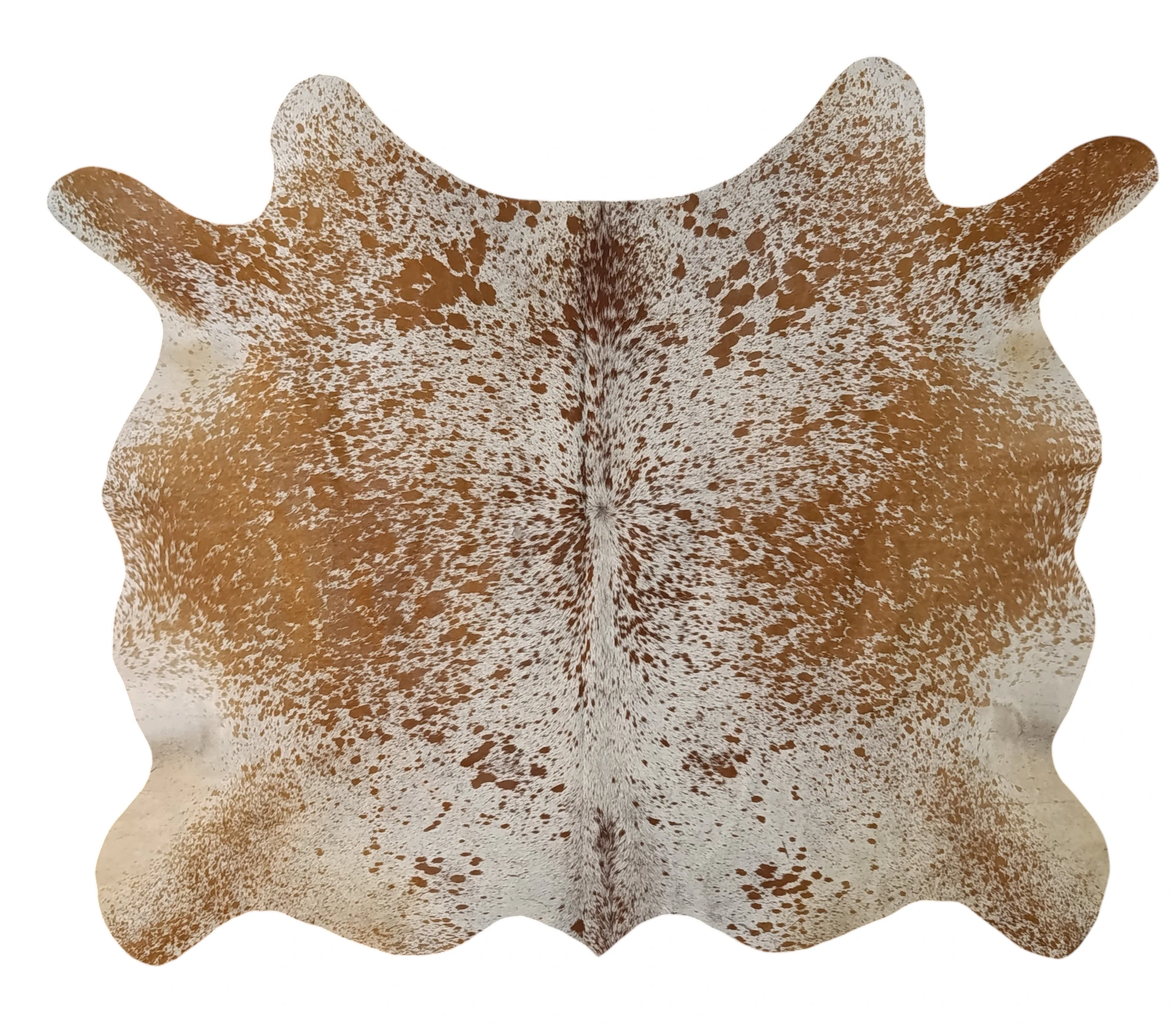 Brown salt and pepper Cowhide Rug – 5'-7" x 4'-9"