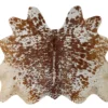 Premium Brown salt and pepper Cowhide Rug – 5'-6" x 4'-7"