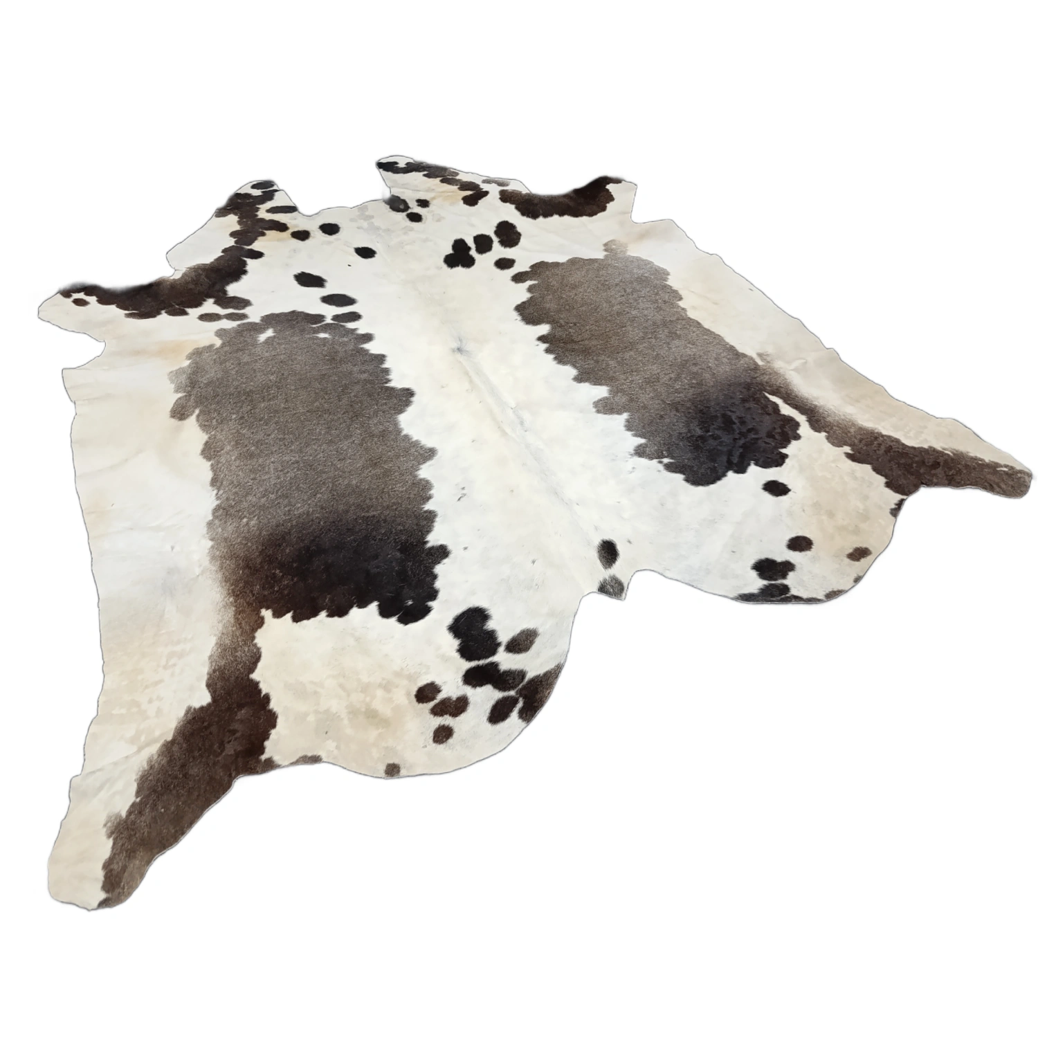Grey salt and pepper Cowhide Rug – 5'-5" x 5'-8" - Image 4