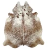 Premium Brown salt and pepper Cowhide Rug – 4'-9" x 5'-8"
