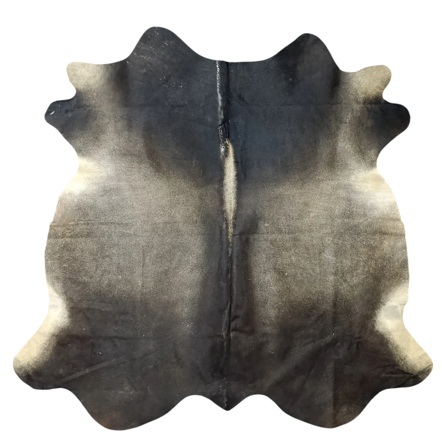 Premium Grey Cowhide Rug – 4'-11" x 4'-7"