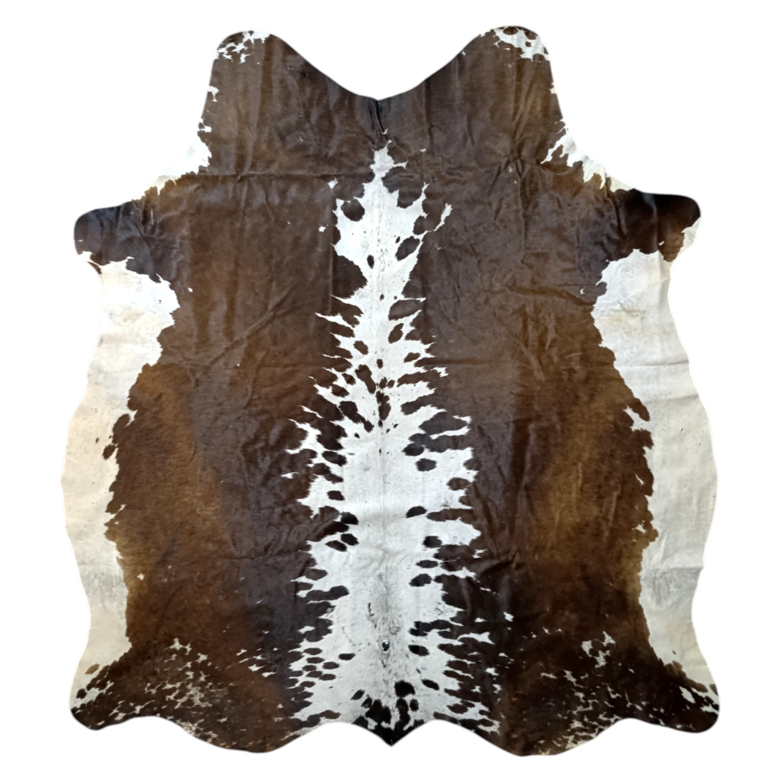 IMG_20260924_151455 Tricolor cowhide rug, 5'-10" x 6'-5", natural hide floor rug by Ventinots