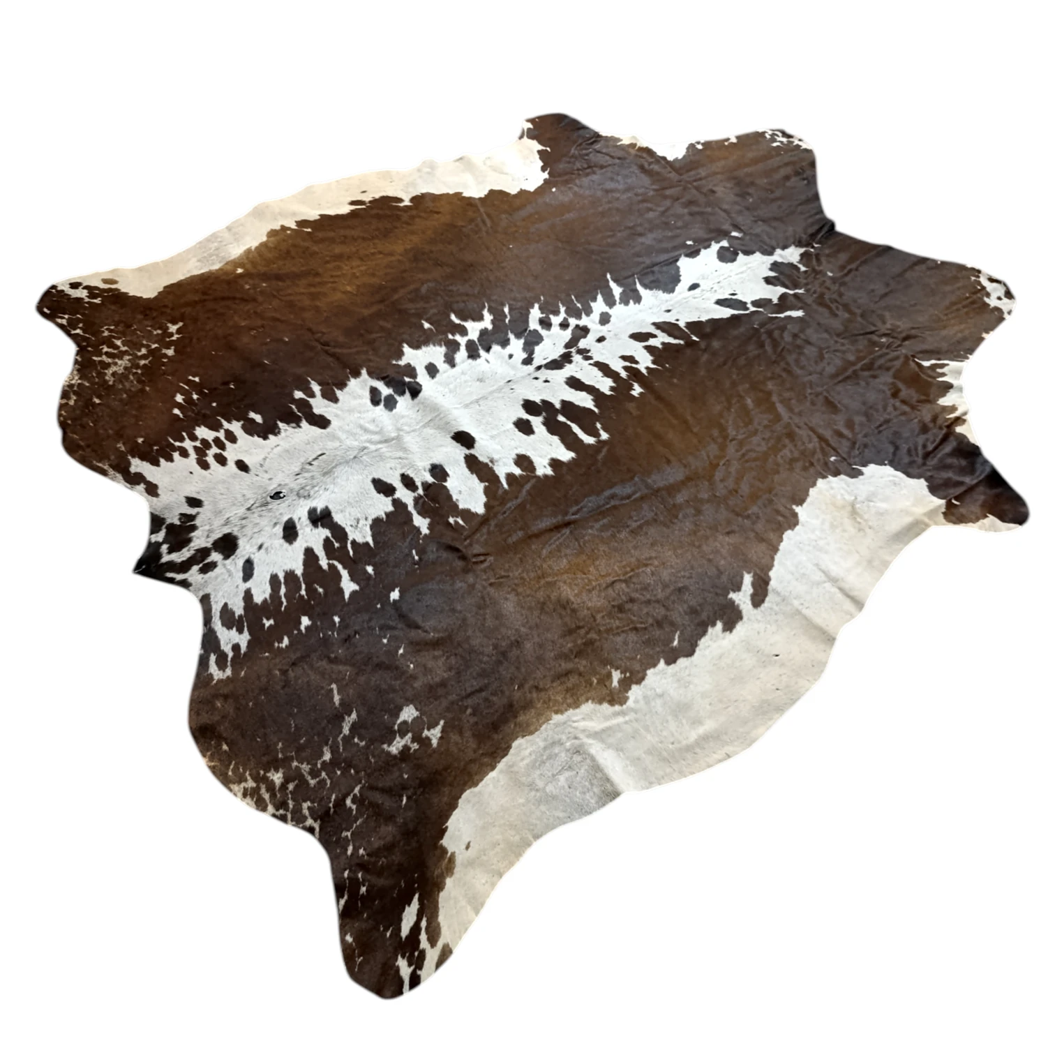 IMG_20260924_151617 Tricolor cowhide rug, 5'-10" x 6'-5", natural hide floor rug by Ventinots