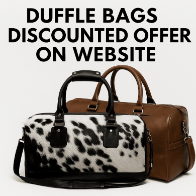 cowhide duffle​ bags
