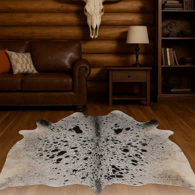 large cow skin rug